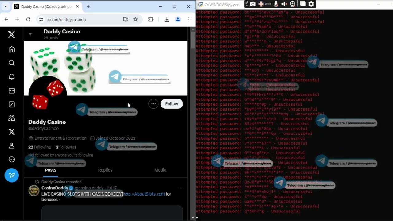 Twitter Password Cracker | Twitter Account Recovery | Twitter (X) Hacking Tool - 2024