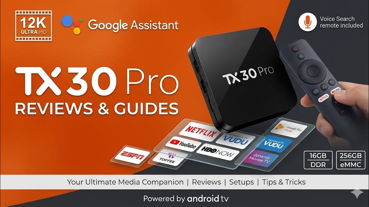 Android TV Box | TX 30 Pro | 16GB Ram & 256GB Rom | Best Quality Products. #fvl 