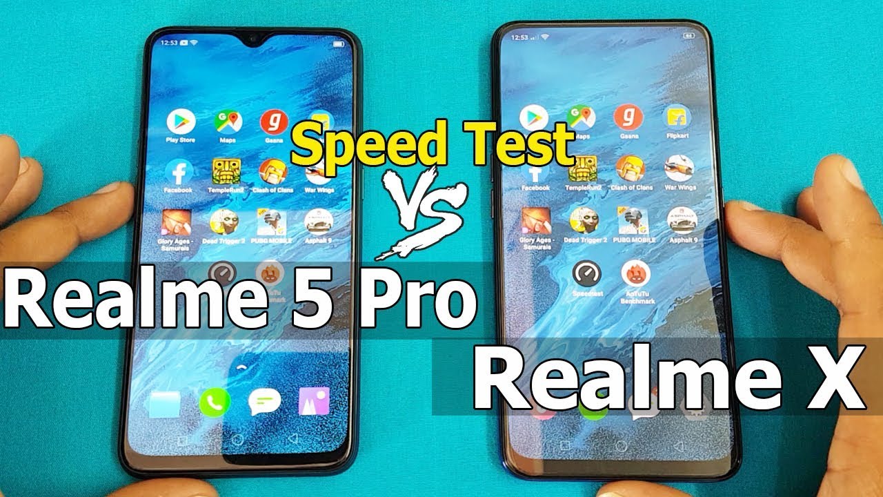 Realme 5 Pro vs Realme X Speed Test Comparition || Antutu Benchmark Scores || Best..?