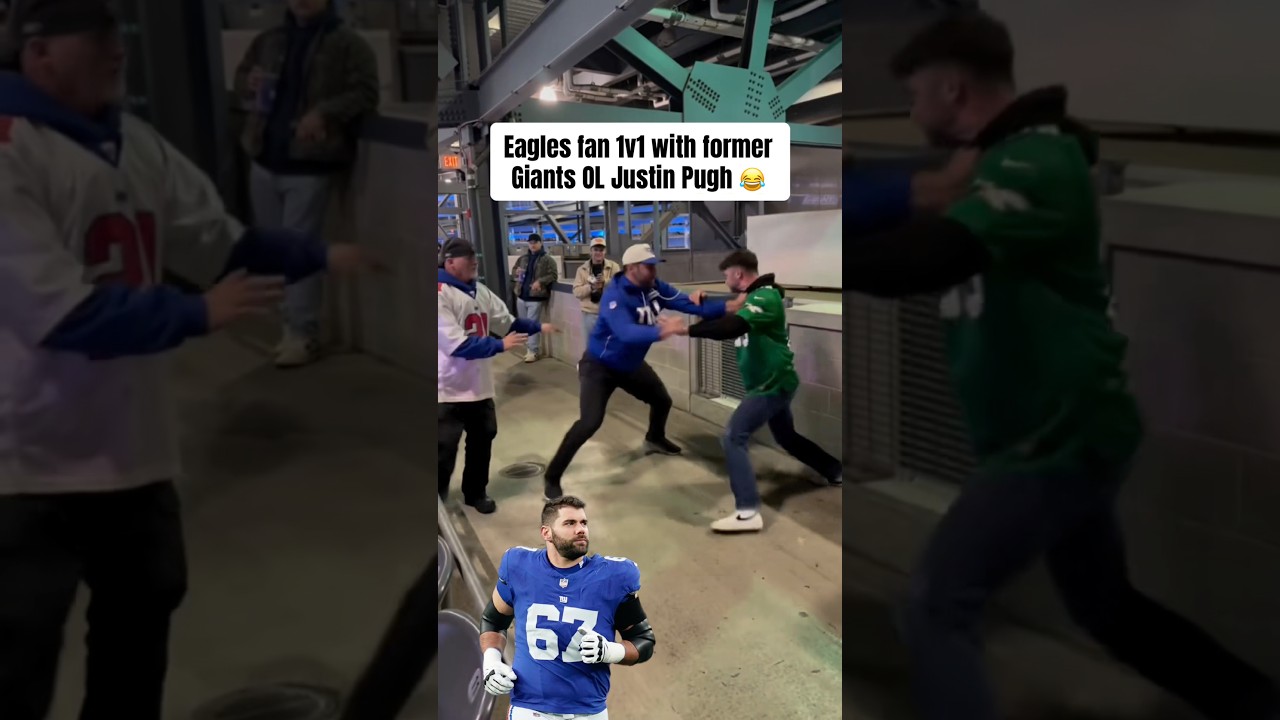 Fan vs. former NFL player 😅 (via thursdaysports/IG)