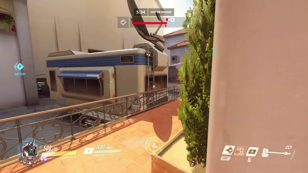 Overwatch - Invisible Reinhardt, Hammond & more! Experimental Mode