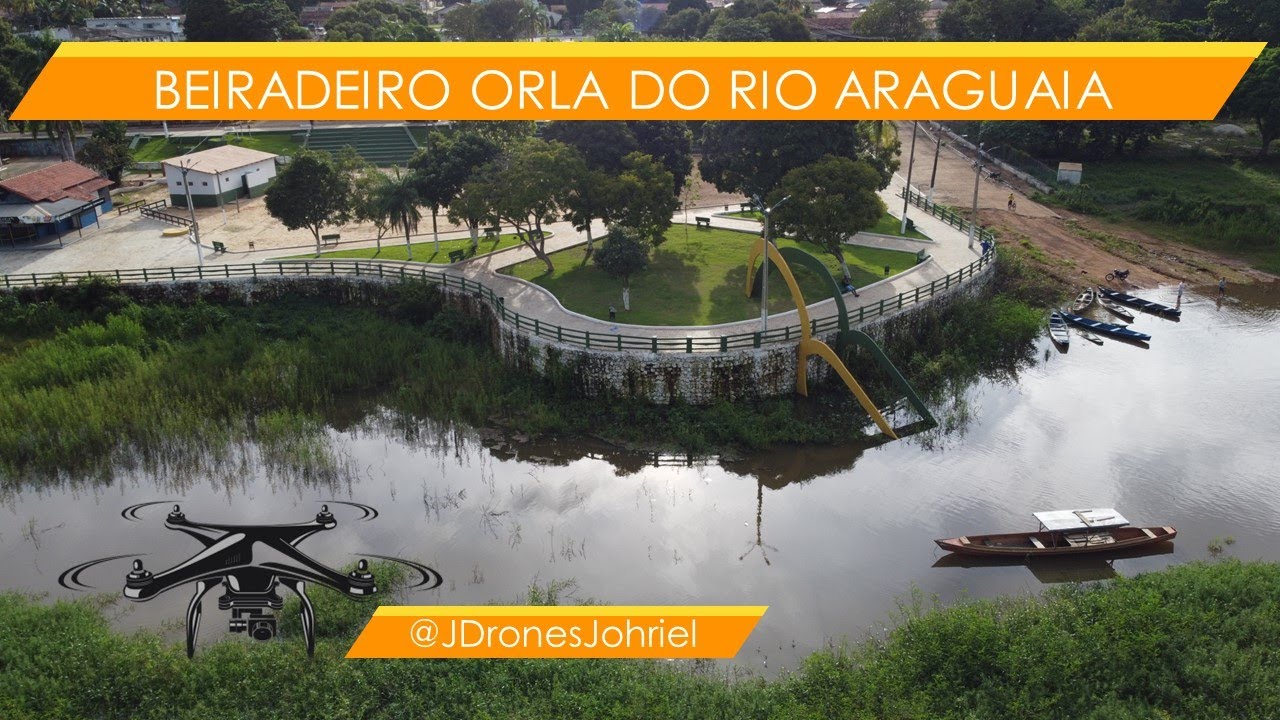 @JohrielDrones Beiradeiro Orla do Rio Araguaia Asa da Gaivota portal da Praia das Gaivotas #jdrones