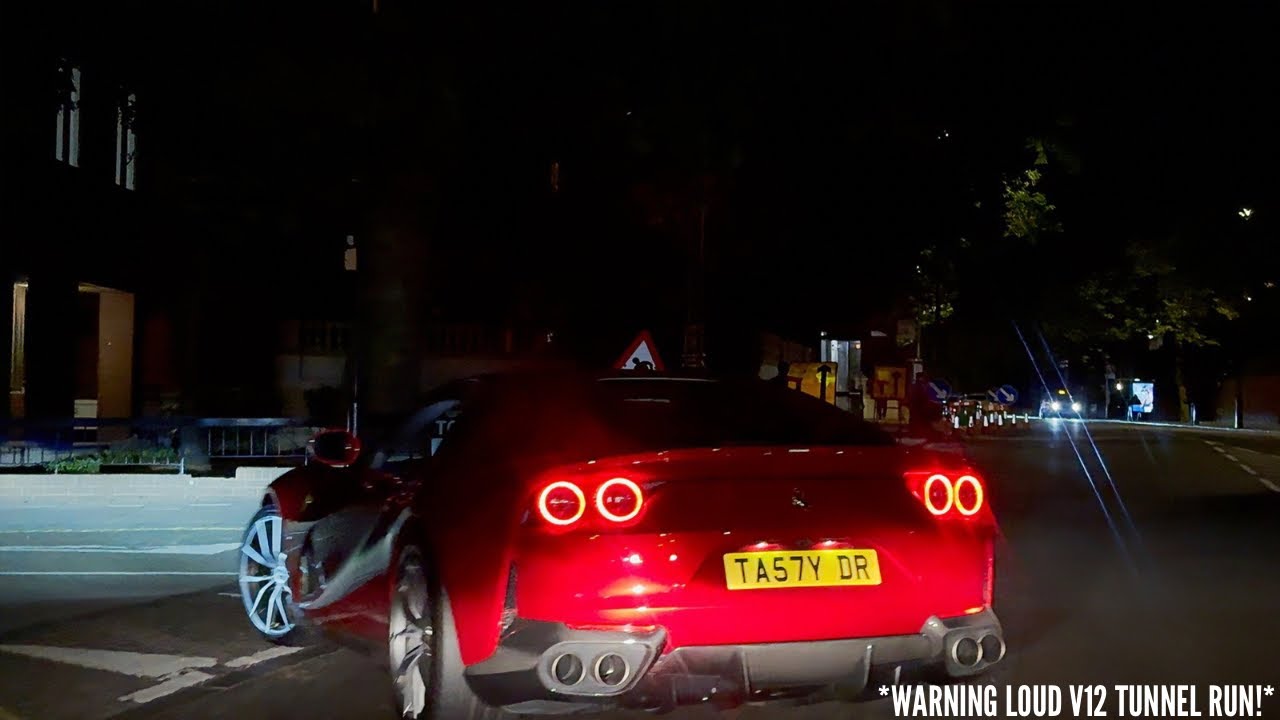 *CRAZY LOUD* Ferrari 812 Superfast SCREAMING THROUGH LONDON! *Insane Accelerations & Reactions!