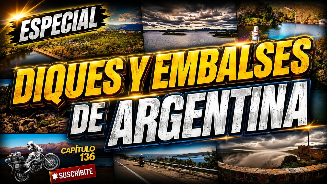 DIQUES Y EMBALSES de mi PAÍS #fyp #travel #motovlog #argentina