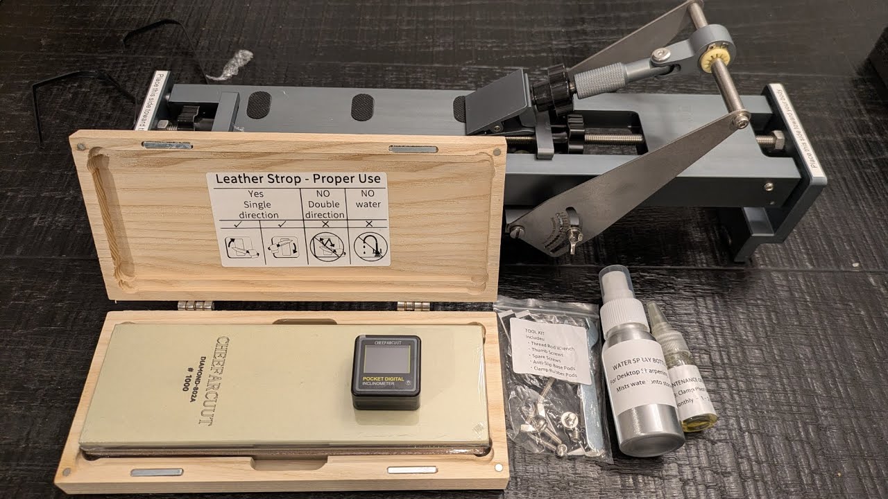 In-depth look and real world use of the CHEEFARCUUT Sharpening system, Honestly the best one so far.