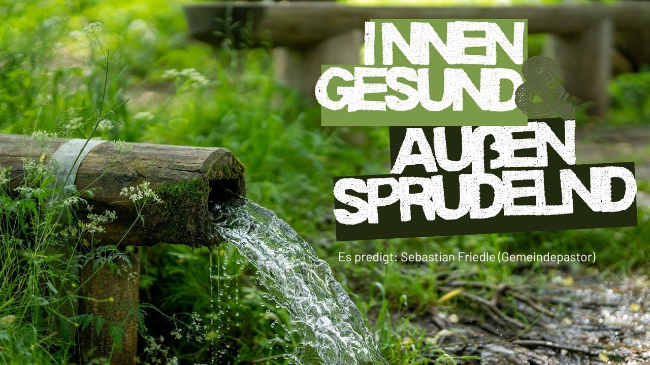 Innen gesund, außen sprudelnd