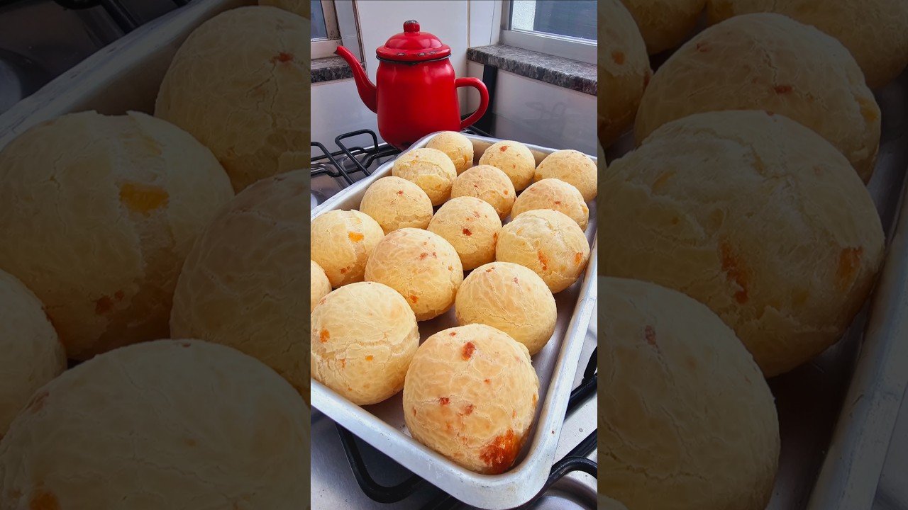 P&Atilde;O DE QUEIJO COM POLVILHO AZEDO- N&Atilde;O MURCHA #receitas #dicas #cafedatarde #cafe #receita