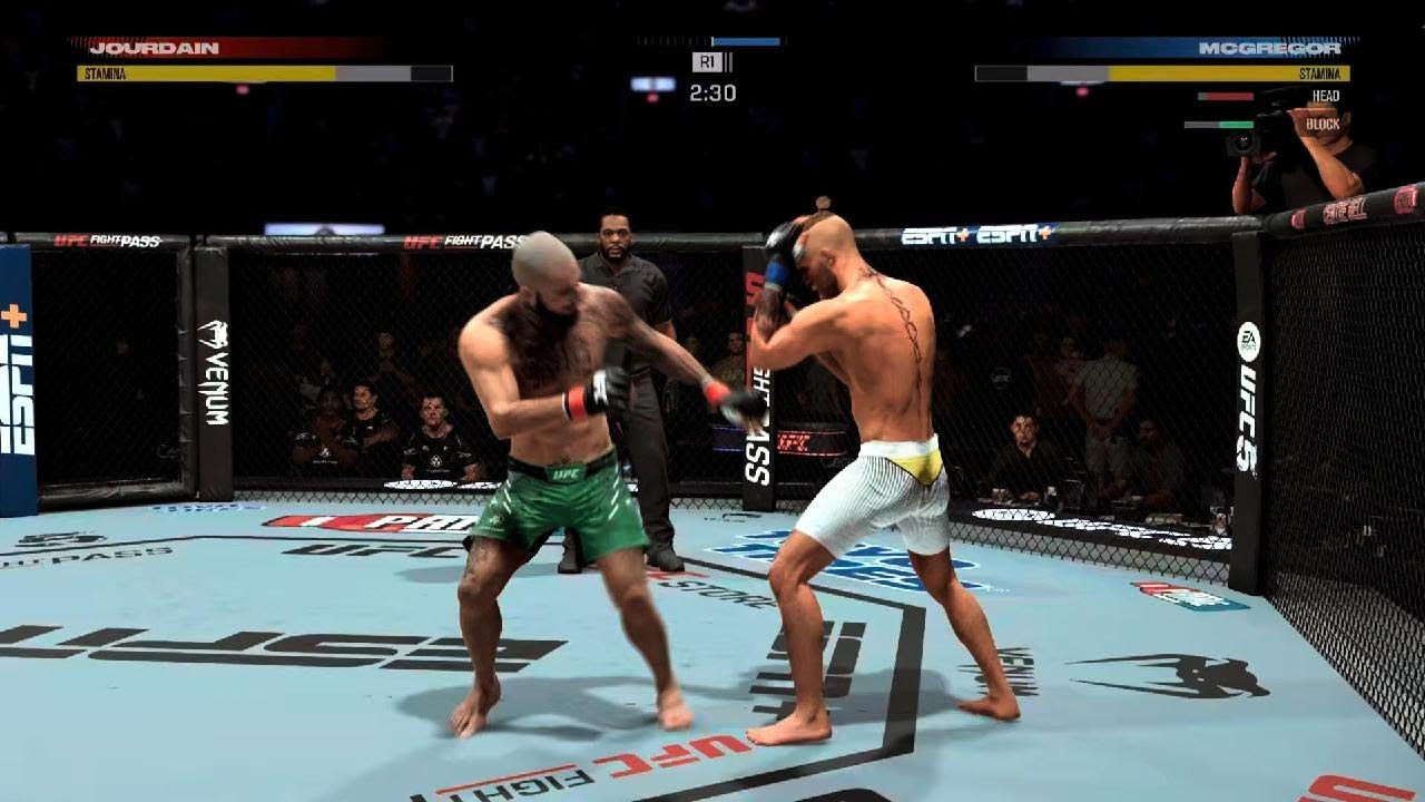EA SPORTS UFC 5 Jourdain fail