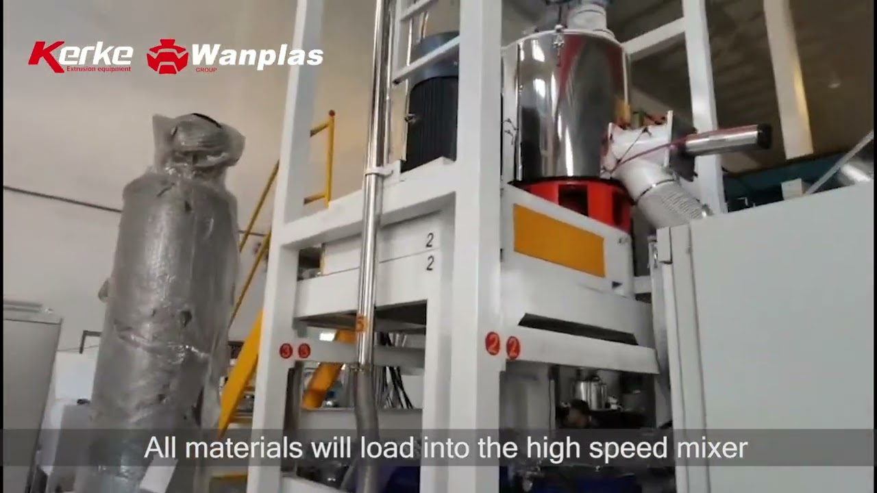 Calcium Carbonate Filler Production Extruder - Kerke (WANPLAS Group)