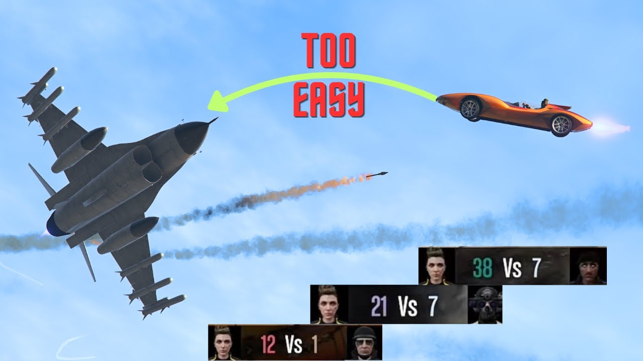 Scramjet vs griefers in GTA online (compilation) 