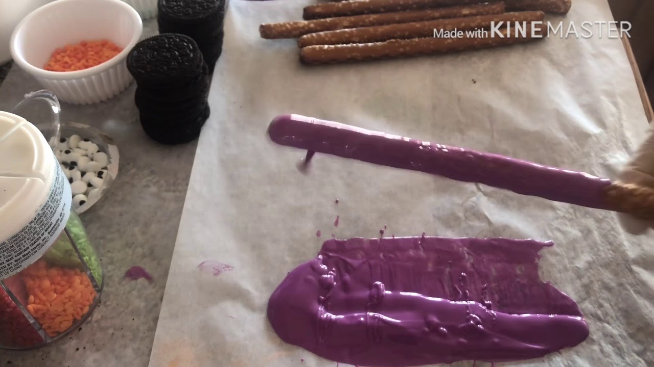 How to: Make chocolate covered pretzel rods