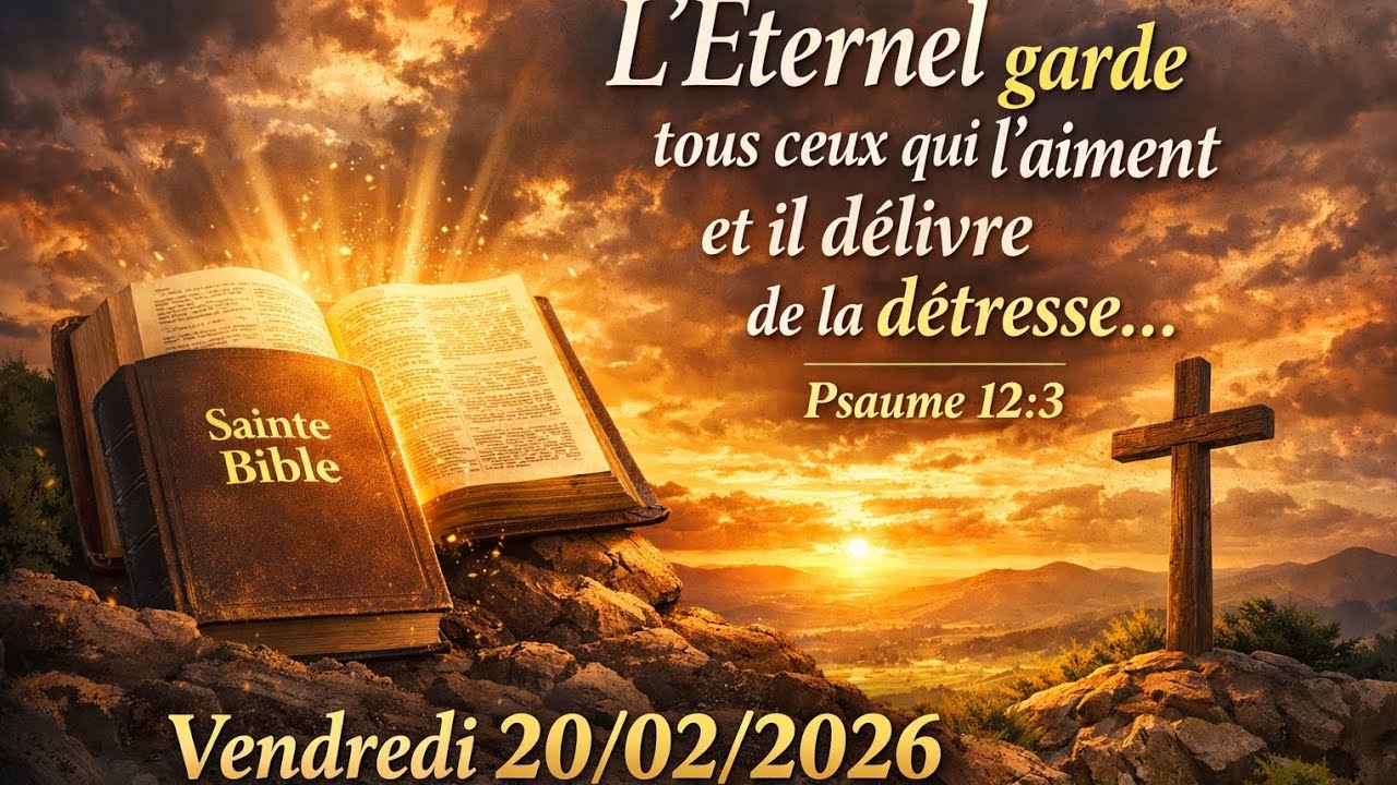 🔥 Commence ce vendredi sous la protection de Dieu – Psaume 12:3 – prière Du Matin 
