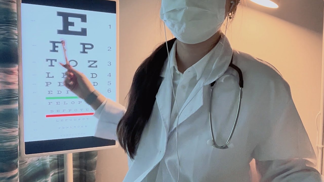 ASMR|Sub💭 디테일한 뇌신경검사를 시작할게요. Cranial nerve examination (Detail ver.)