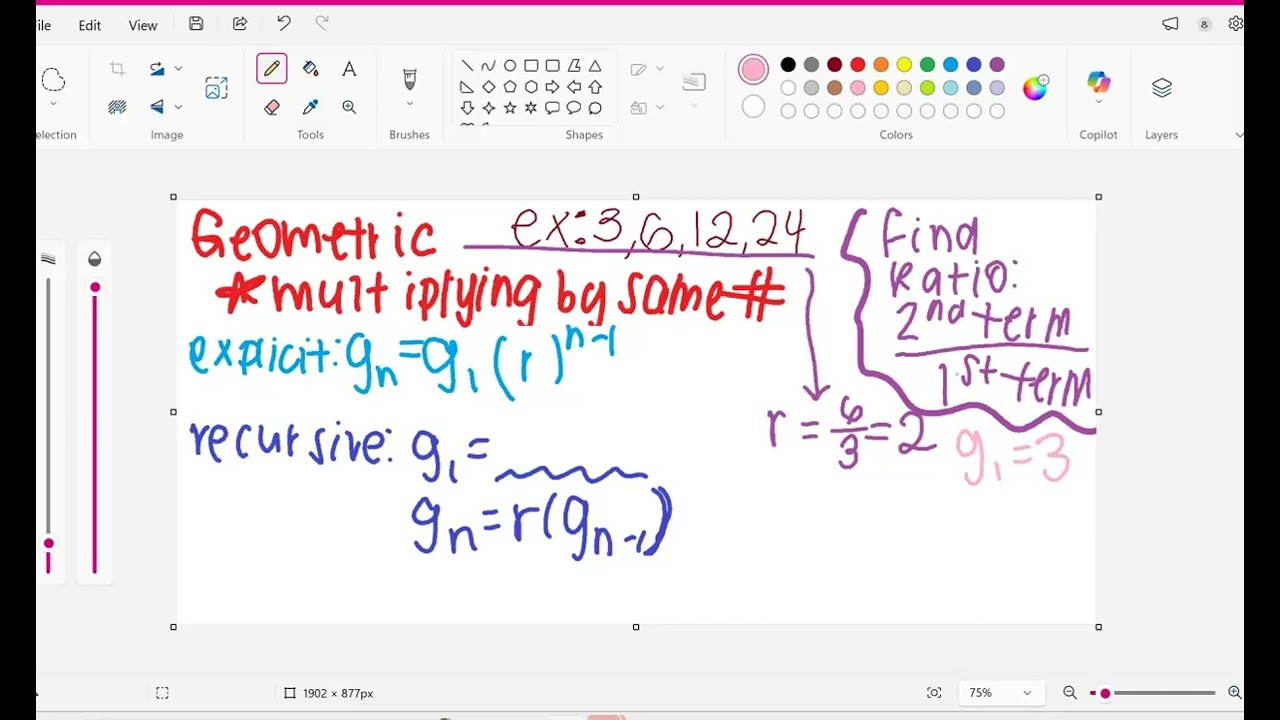 6.4 - Geometric Sequences Video Lesson