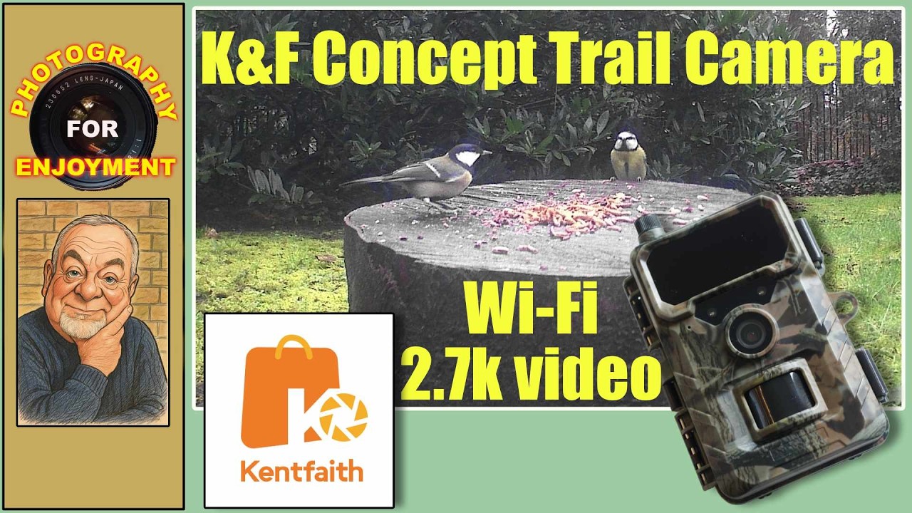 Камера для наблюдения за дикой природой K&F Concept Kentfaith с Wi-Fi.