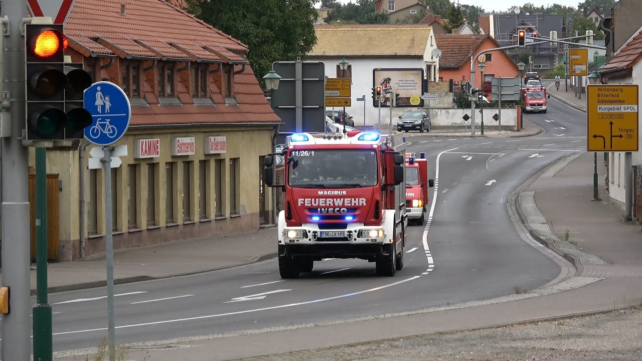 [Brand in LKW Werkstatt] Einsatzübung FF Bad Düben