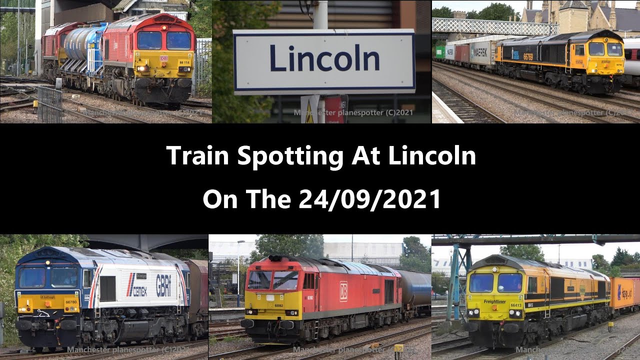 (4K) Train Spotting At Lincoln On The 24/09/2021
