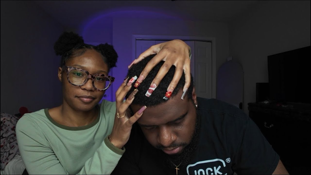 ASMR Head Scratch Massage 💆🏾 & Back Scratching For Instant Tingles ✨