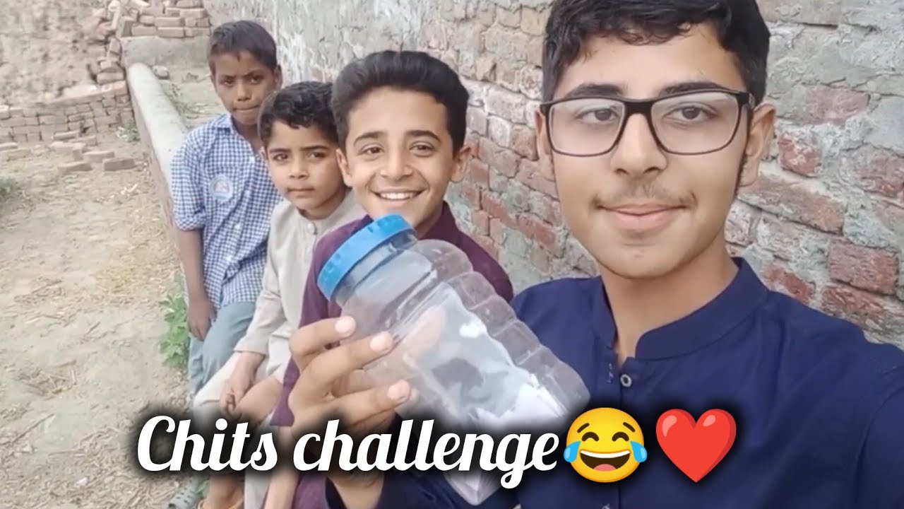 Chits challenge❤😂👍