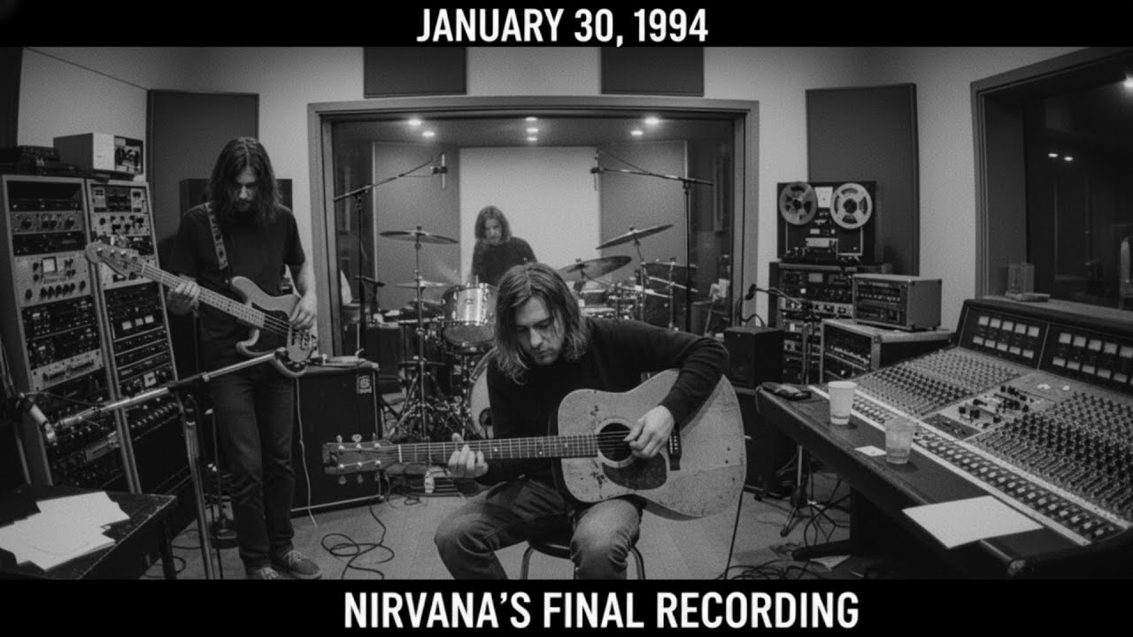 Nirvana's Final Recording: Kurt Showed Up 2 Days Late With No Guitar - What Happened Next ?