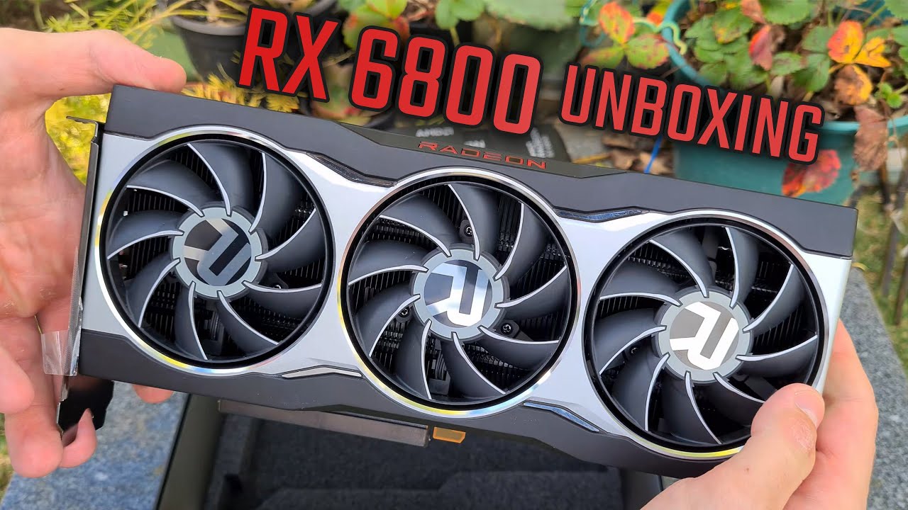 AMD RADEON RX 6800 - Casual Unboxing