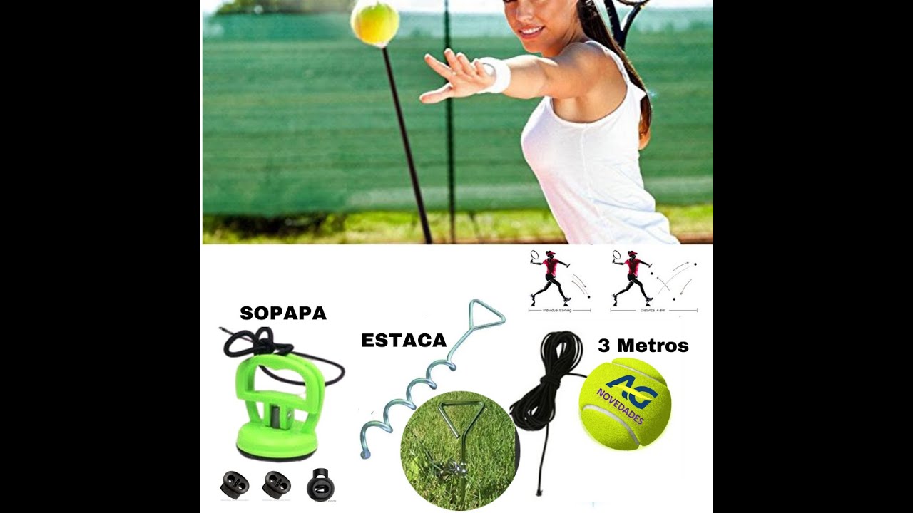 ENTRENADOR DE TENIS PELOTA BALL BACK INDOOR OUTDOOR AGNOVEDADES