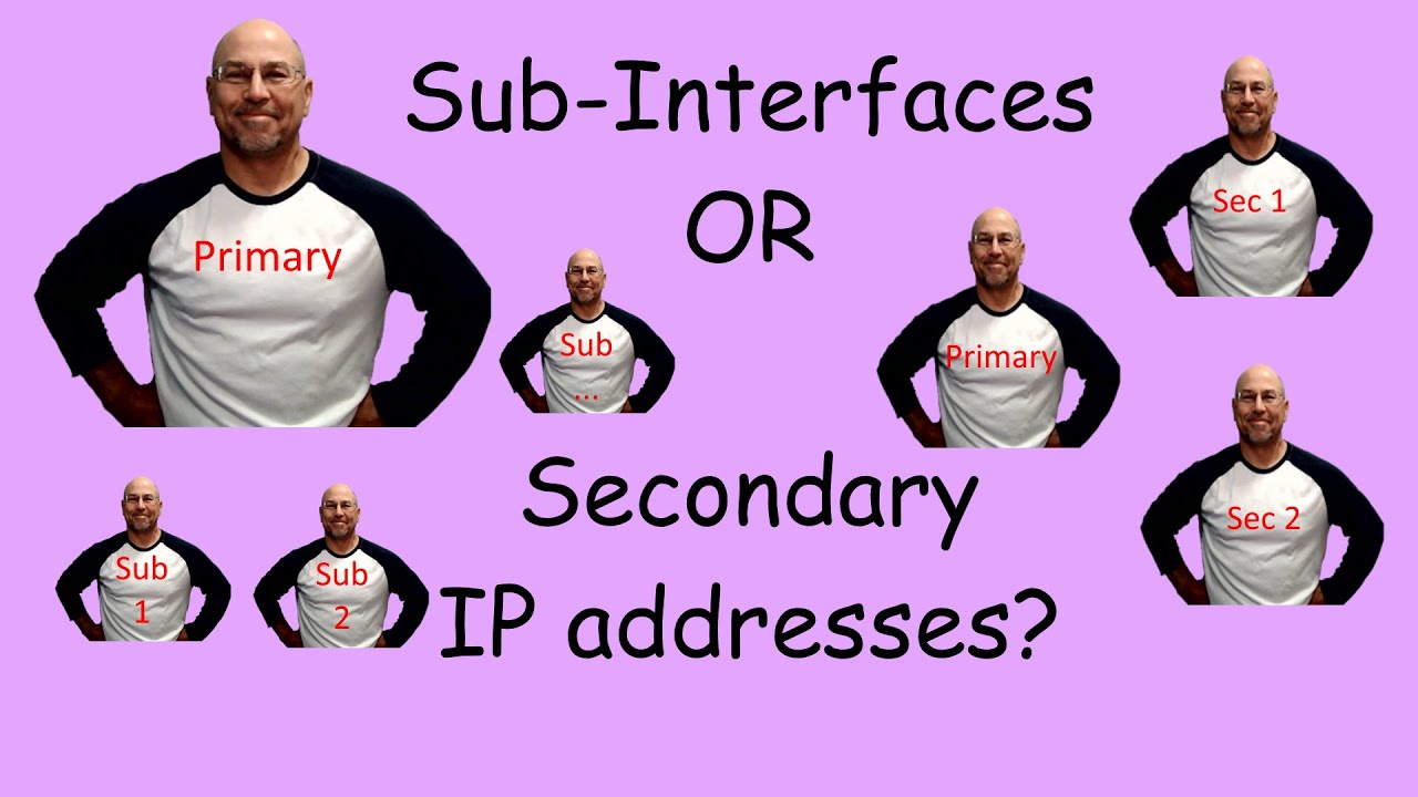 Sub-Interfaces and Secondary IP addresses