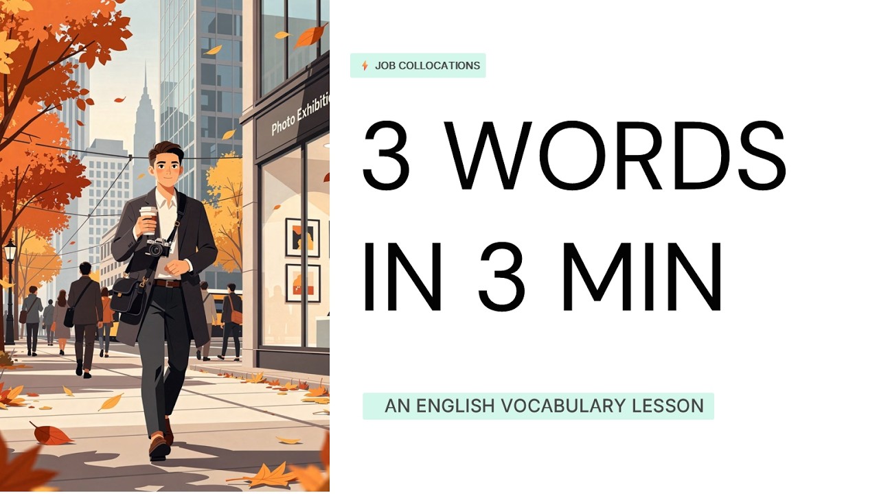 Learn 3 English Job Words in just 3 minutes. Land a job, Meet a deadline, Hand in your notice