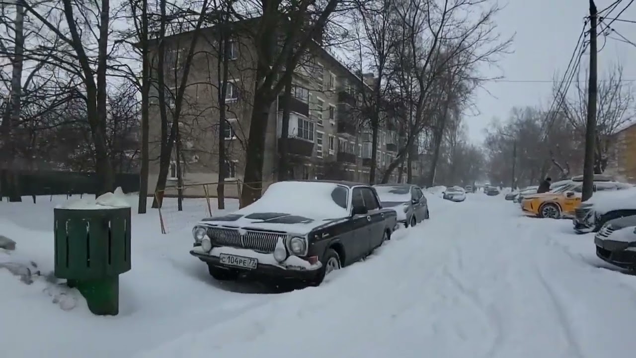 19 февраля 2026г. Снежный коллапс в Щербинке, Москва