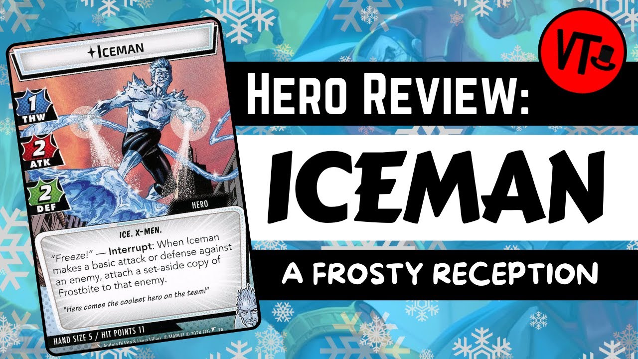 Marvel Champions Iceman Hero Review & Analysis