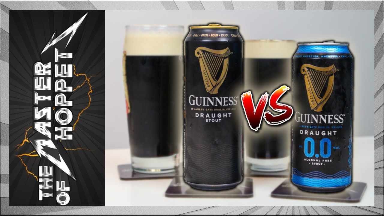 Разливное пиво Guinness против разливного пива Guinness 0,0% | TMOH - VS Beers