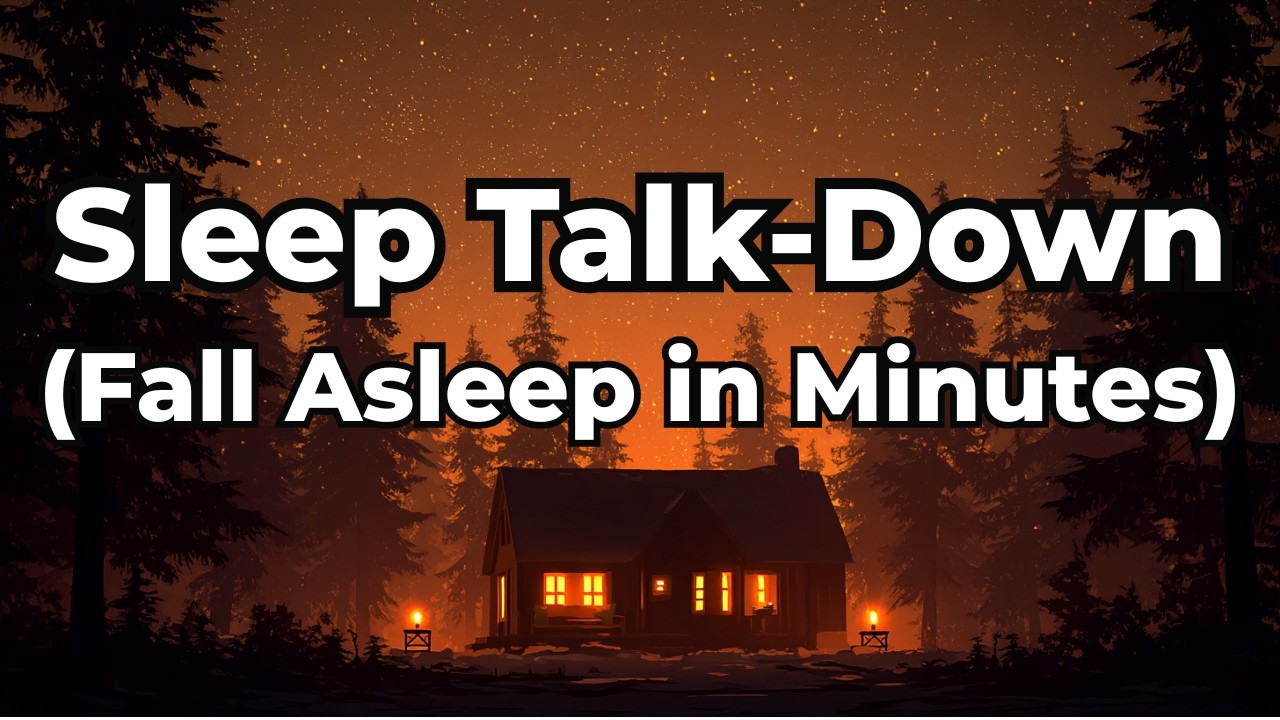 Fall Asleep In MINUTES! Sleep Talk-Down Guided Meditation for Sleeping