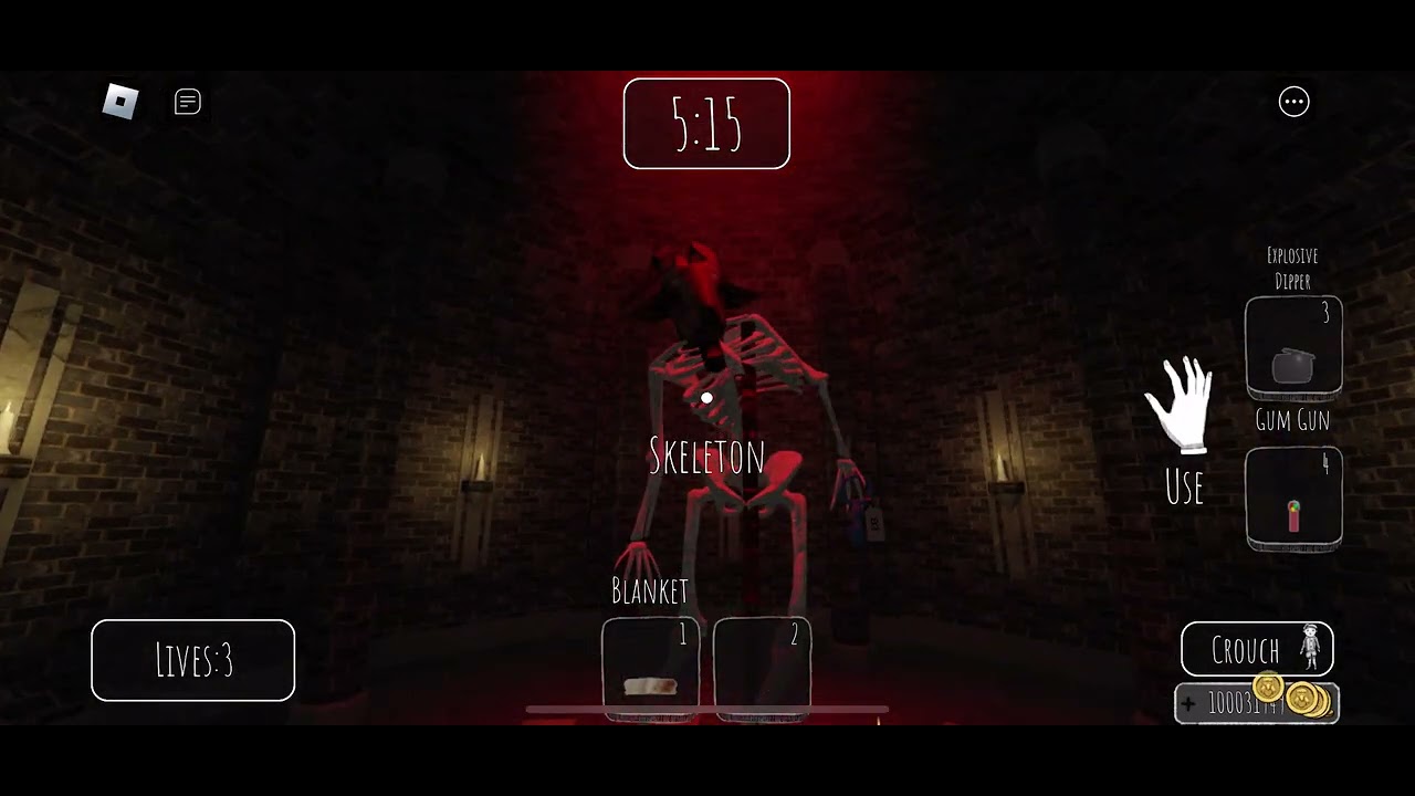 Evil Nun on Roblox: Old Nun School remake gameplay (phone)