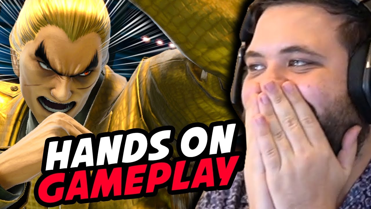 HANDS ON GAMEPLAY WITH KAZUYA IN SMASH ULTIMATE