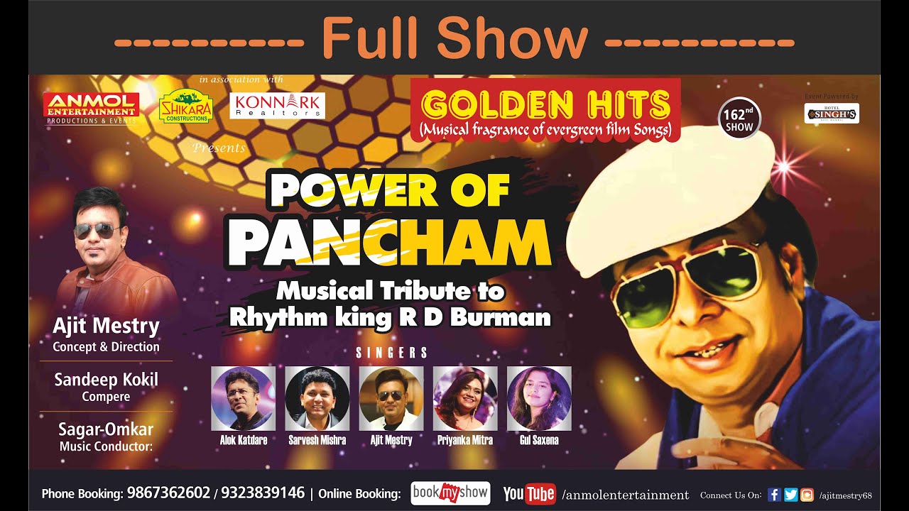 POWER OF PANCHAM I MUSICAL TRIBUTE TO RHYTHM KING R D BURMAN I FULL SHOW