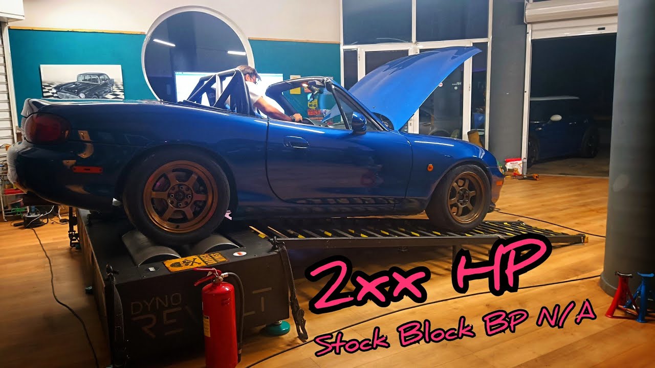 EmptyPocket ITB MX-5 Dyno Run # New high lift cams in action !