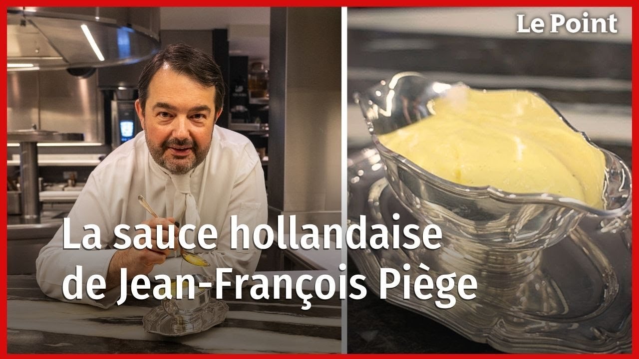Les recettes de Jean-François Piège : la sauce hollandaise