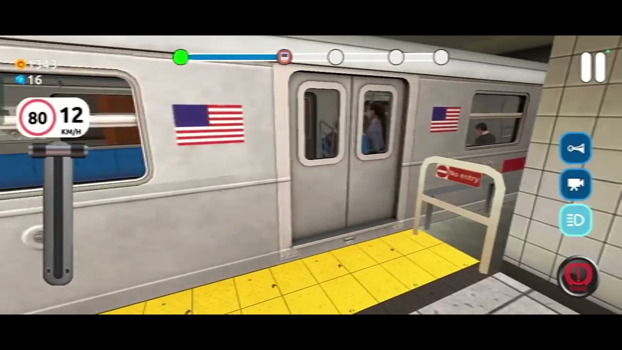 Subway train simulator gameplay video,🚊🚉🚊🚞@gaming with vi#support me#viral