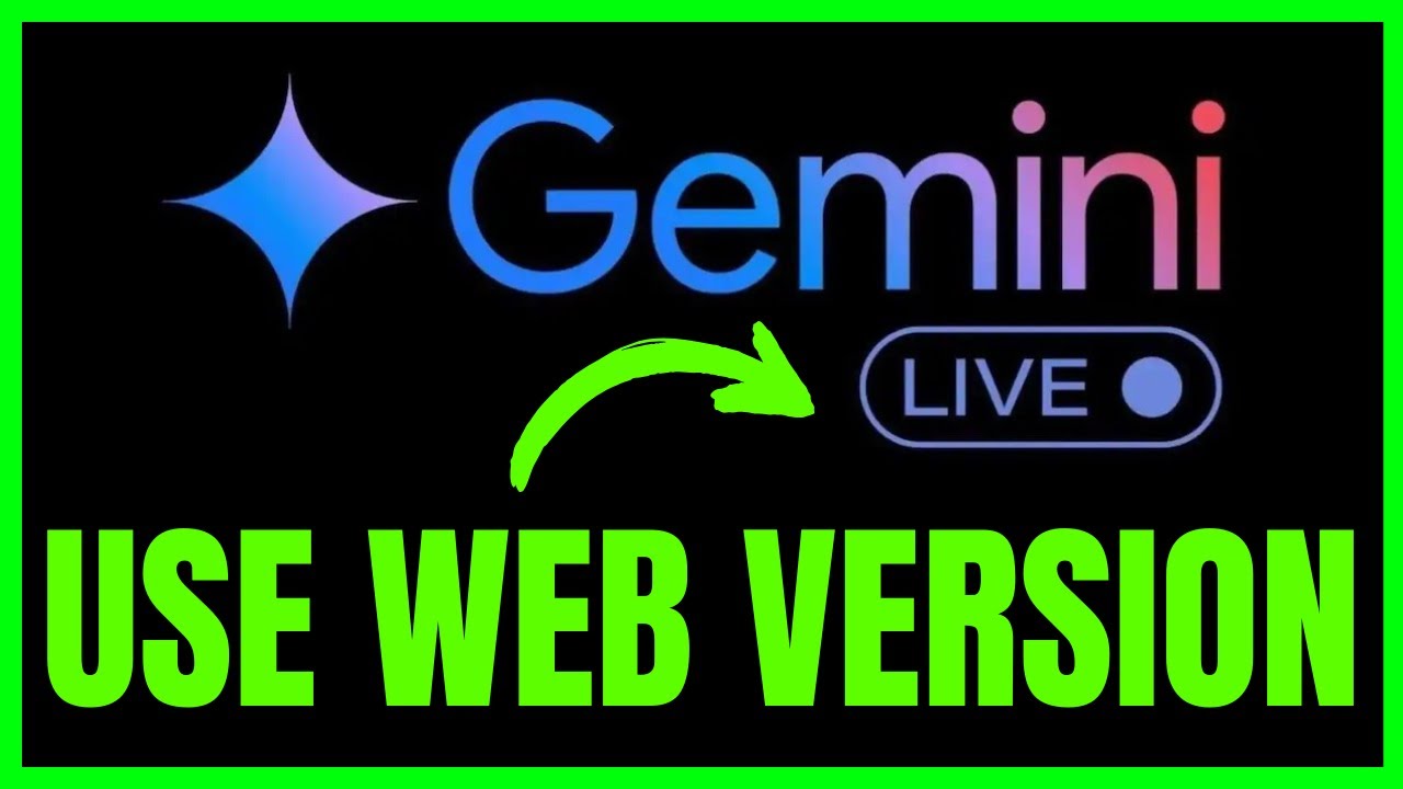 How To USE Gemini Live ON DESKTOP Web Version (QUICK & EASY) 2026