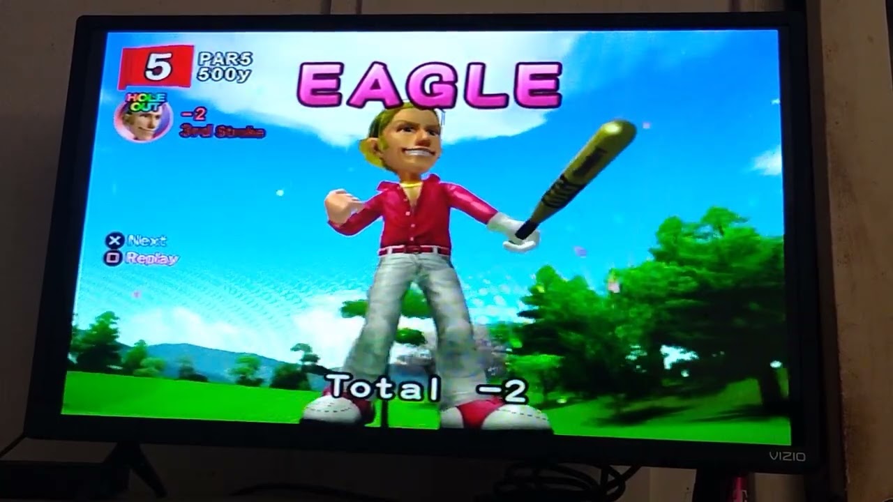 Hot Shots Golf Fore! - All Character Hole Out Animations