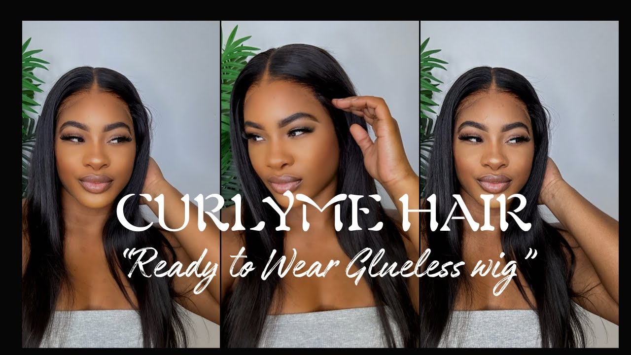 READY TO WEAR PRECUT LACE WIG!!Beginners Friendly| CurlyMe Hair #readytowear#precutwig#gluelesswig