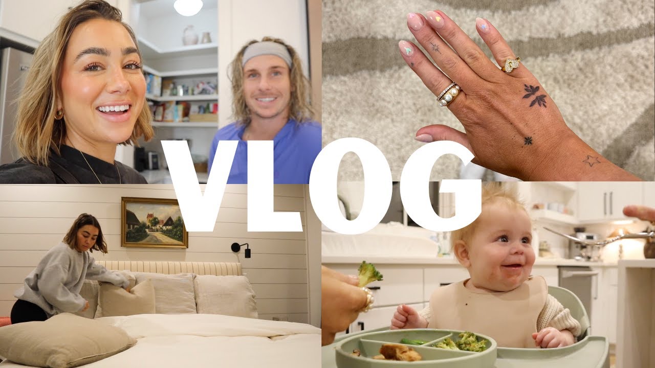VLOG: Getting new Tattoos! Honest Girls Chat, Free People Movement Haul | Julia & Hunter Havens