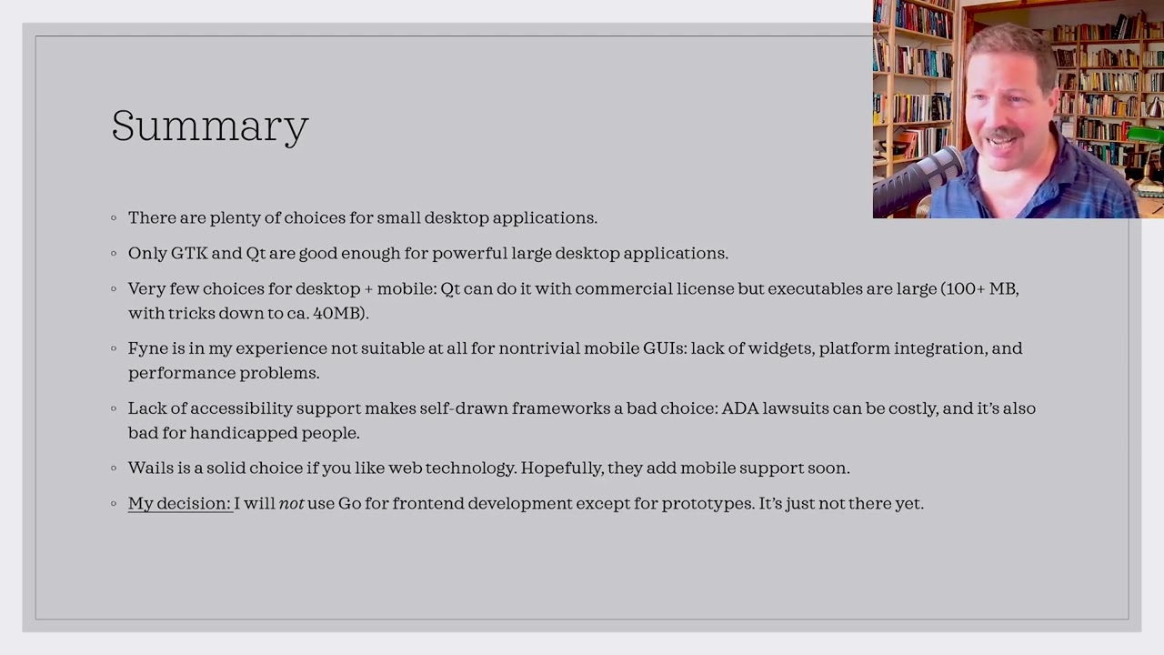 Обзор графических интерфейсов пользователей Go | Golang GUI Frameworks в 2025 году, часть 10