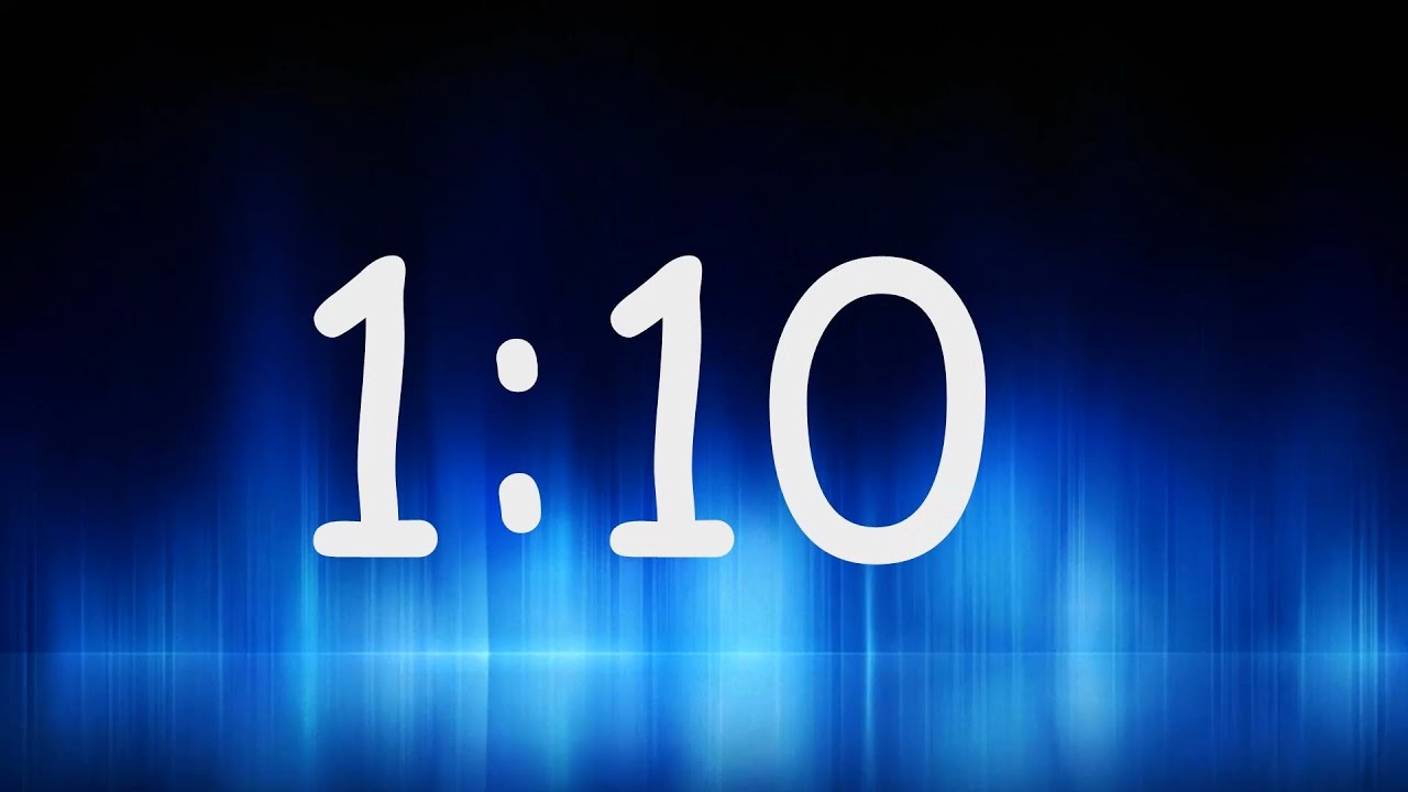 1:10 Minutes Timer / Countdown from 1min 10sec
