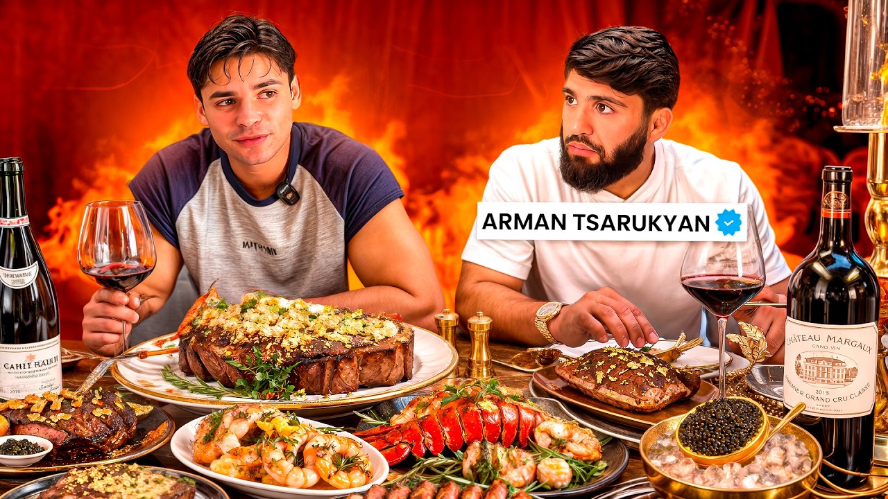 Luxury Dinner with Ryan Garcia and Arman Tsarukyan Gets Intense