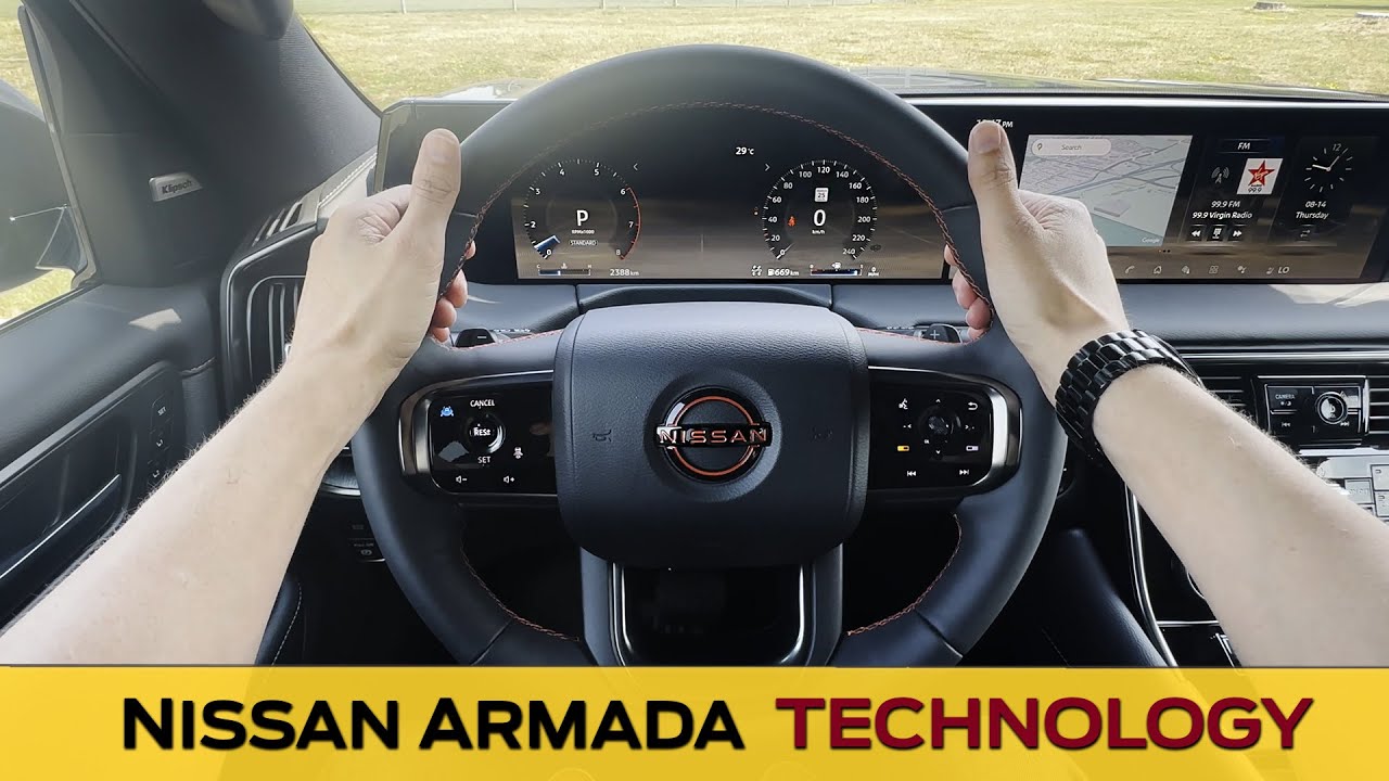 Steering Wheel and Cluster in the Nissan Armada (2025-2026 models)