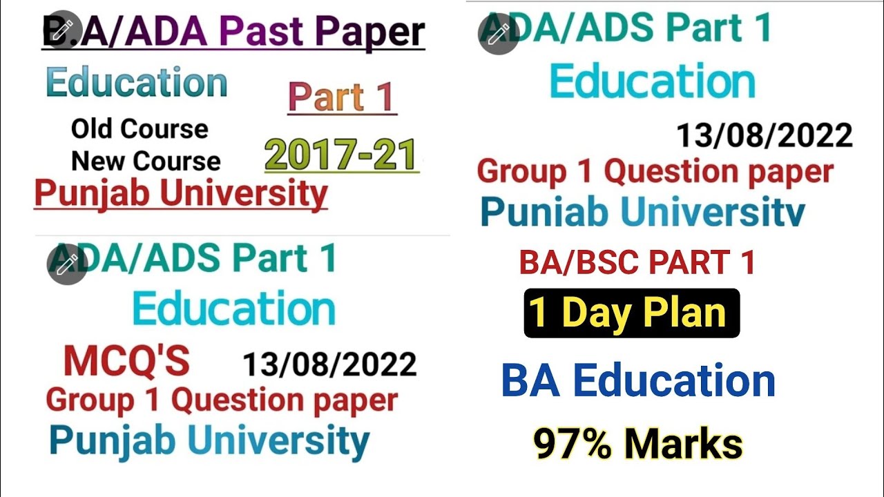 Ba Part 1 Education Guess Paper 2024|Education Guess Paper ba part 1 2024| ba education guess 2024