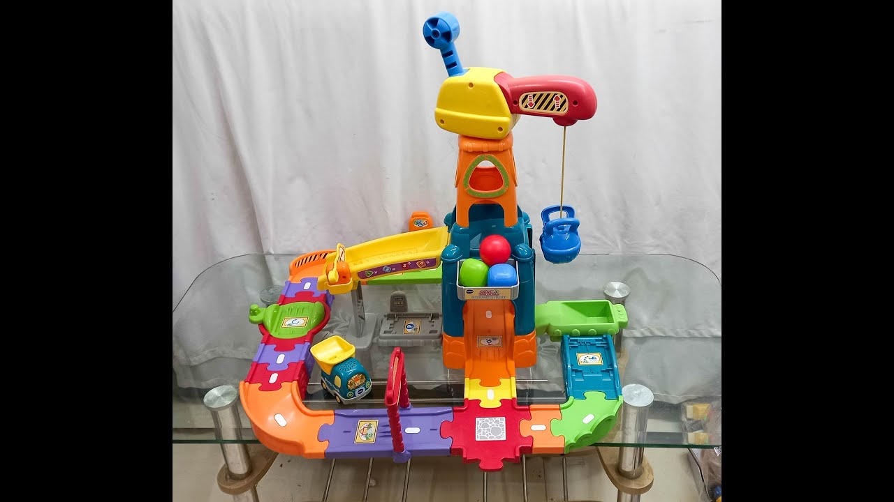 Mô hình chơi xe Vtech Go! Go! Smart Wheels Construction Playset đồ chơi Vtech Mỹ