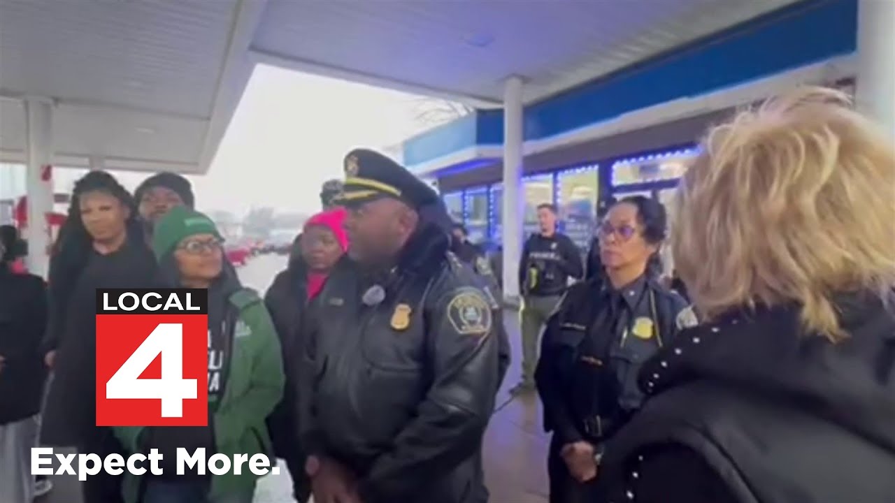 Detroit police Deputy Chief Franklin Hayes talks gas station incident on city's west side