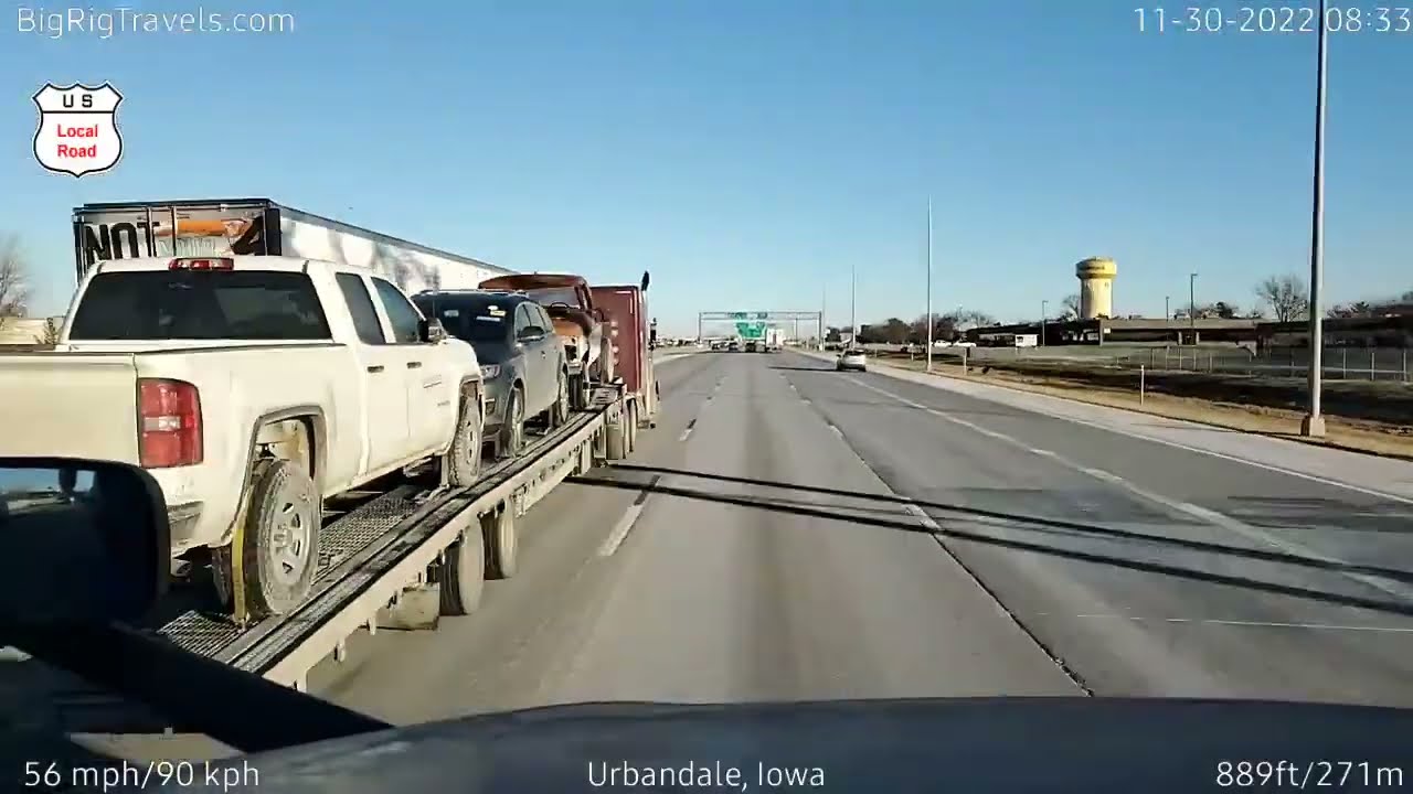 BigRigTravels LIVE | Clive, IA to Rochelle, IL (11/30/22 8:17 AM)